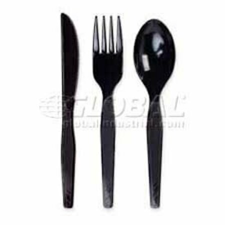 DIXIE FOOD SERVICE Dixie® DXEFM517, Forks, Plastic, Black, 1000/Carton DXEFM517